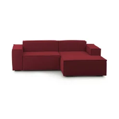 Divano fisso con penisola Ameli, Cm 240x170h70,<Dmora Outlet