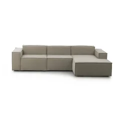 Divano fisso con penisola Ananas, Cm 300x170h70,<Dmora Store