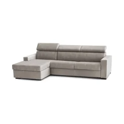 Divano fisso con penisola Akela, Cm 280x95h85,<Dmora Hot