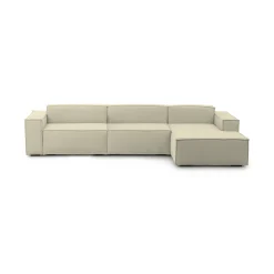 Divano fisso con penisola Asvaldo, Cm 340x170h70,<Dmora Best Sale