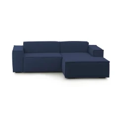 Divano fisso con penisola Ameli, Cm 240x170h70,<Dmora Sale