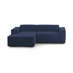 Divano fisso con penisola Assurte, Cm 240x170h70,<Dmora Shop