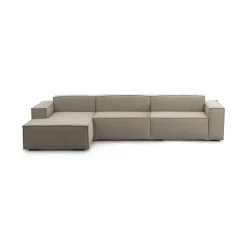 Divano fisso con penisola Atrillo, Cm 340x170h70,<Dmora Best Sale