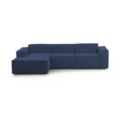 Divano fisso con penisola Dflori, Cm 300x170h70,<Dmora Sale