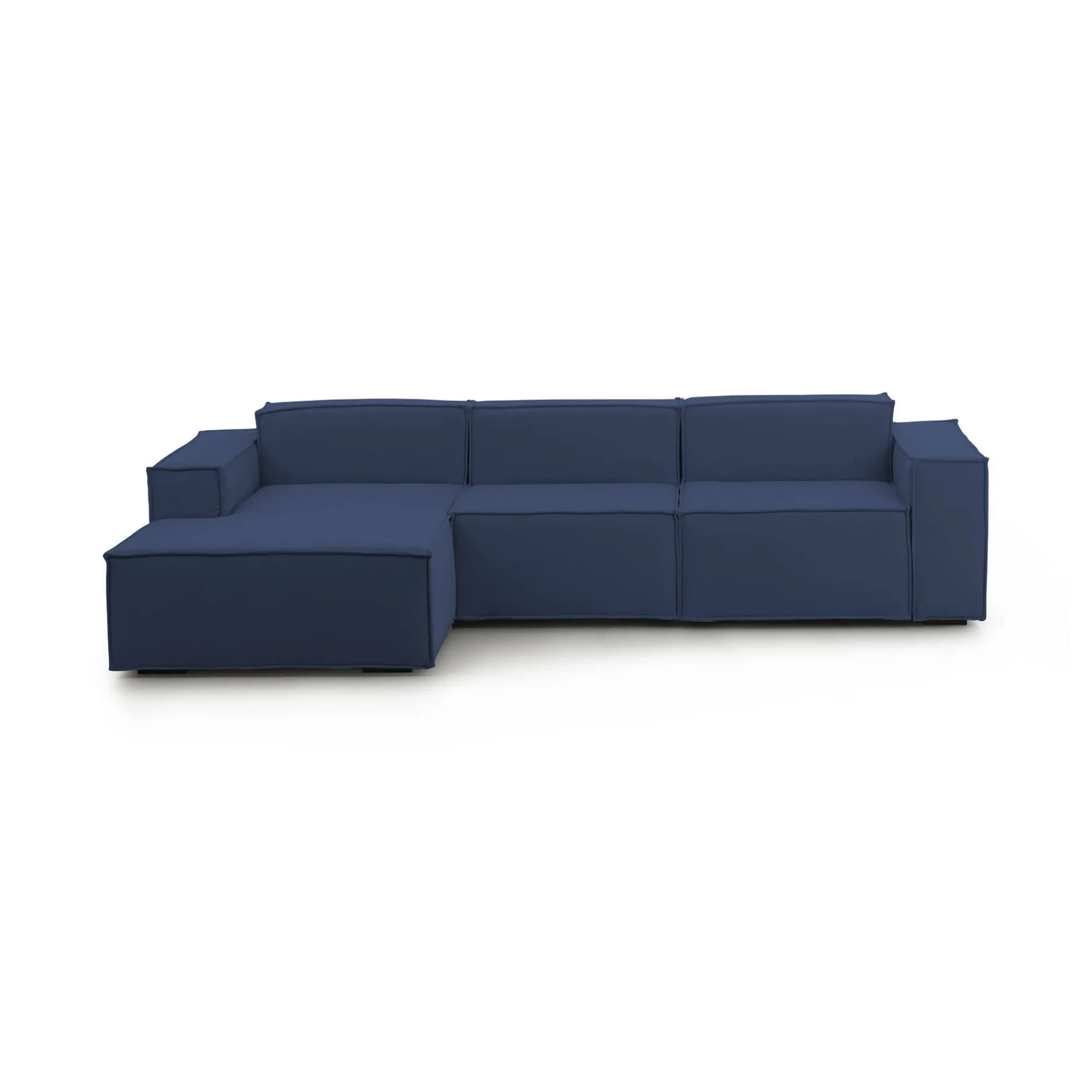 Divano fisso con penisola Dflori, Cm 300x170h70,<Dmora Sale