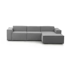 Divano fisso con penisola Ananas, Cm 300x170h70,<Dmora Shop