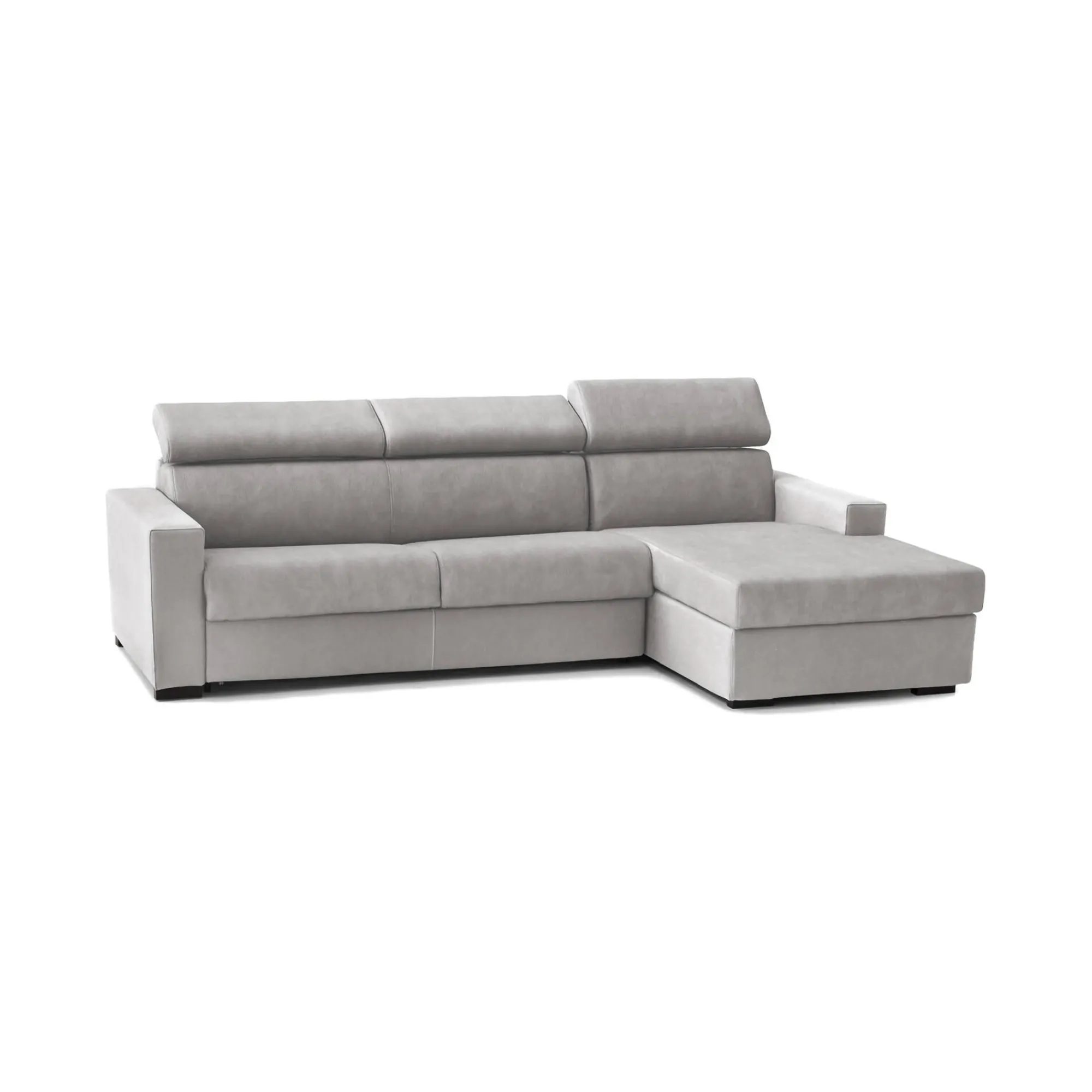 Divano fisso con penisola Ameno, Cm 280x95h85,<Dmora Flash Sale