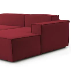 Divano fisso con penisola Asvaldo, Cm 340x170h70,<Dmora Sale