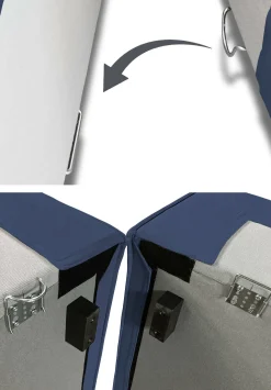 Divano fisso con penisola Asvaldo, Cm 340x170h70,<Dmora Store