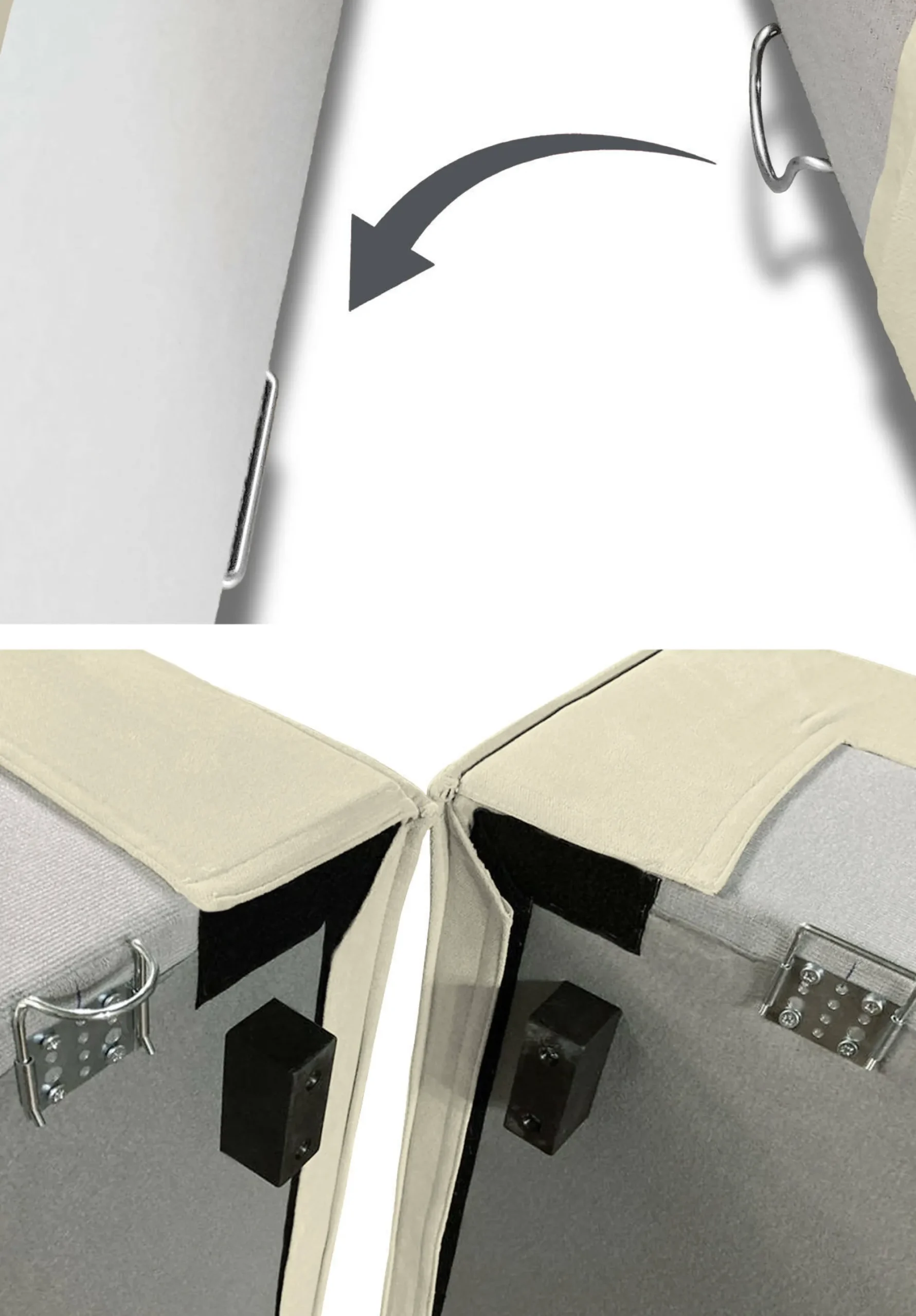Divano fisso con penisola Asvaldo, Cm 340x170h70,<Dmora Best Sale