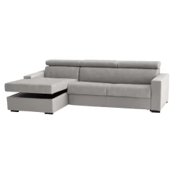Divano fisso con penisola Aryaly, Cm 280x95h85,<Dmora Shop