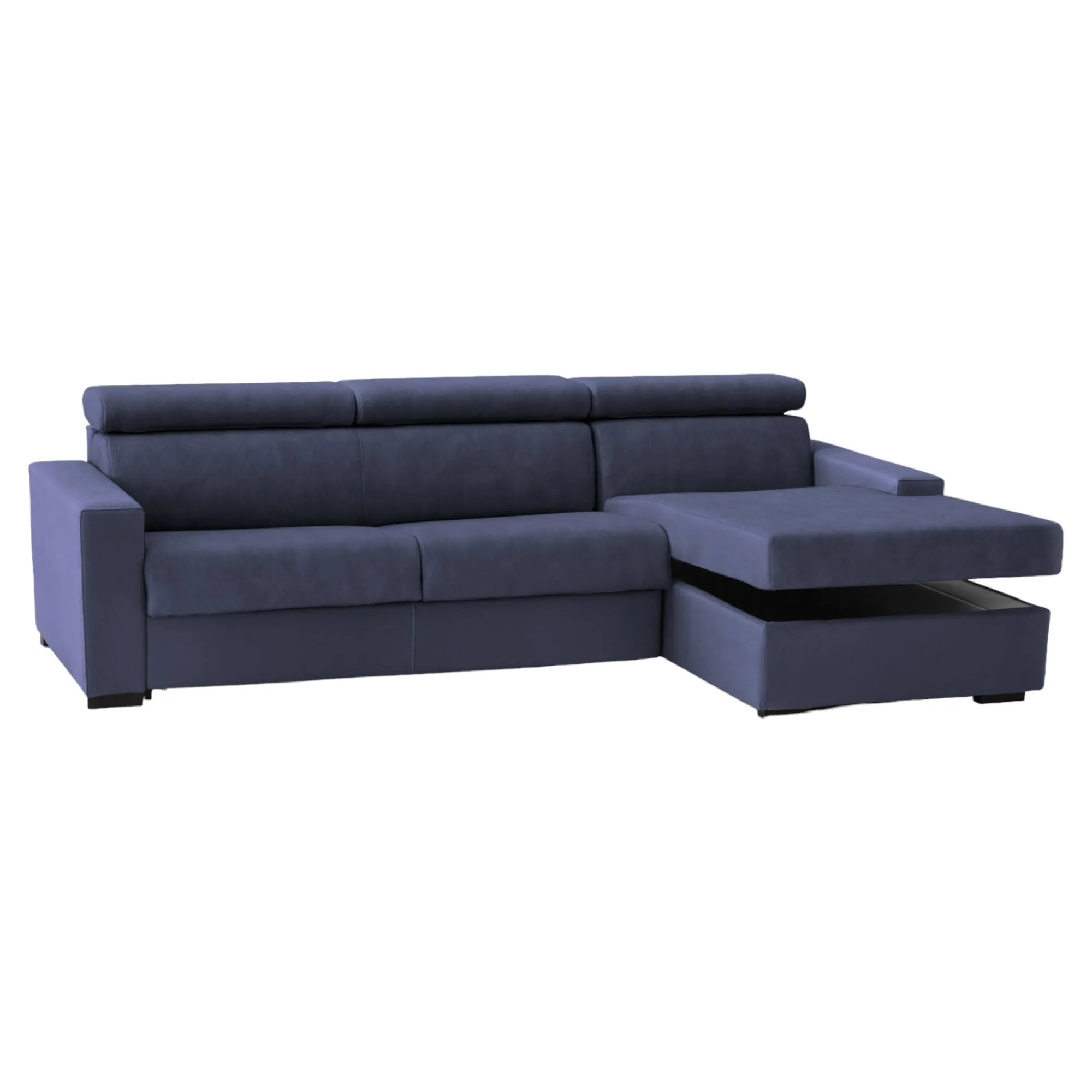 Divano fisso con penisola Ameno, Cm 280x95h85,<Dmora Online