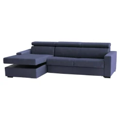 Divano fisso con penisola Aryaly, Cm 260x95h85,<Dmora Cheap