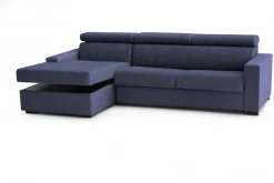 Divano fisso con penisola Akela, Cm 280x95h85,<Dmora Cheap