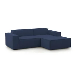 Divano fisso con penisola Ameli, Cm 240x170h70,<Dmora Sale