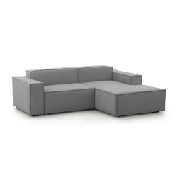 Divano fisso con penisola Ameli, Cm 240x170h70,<Dmora Hot