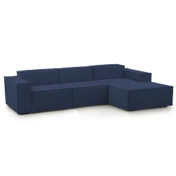 Divano fisso con penisola Ananas, Cm 300x170h70,<Dmora Sale