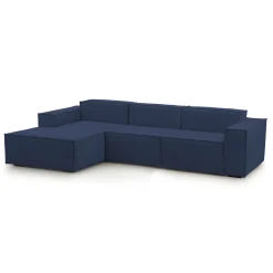 Divano fisso con penisola Dflori, Cm 300x170h70,<Dmora Sale
