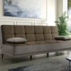 Divano letto 3 posti Aborigeni, 190x87h97 cm, Grigio E Marrone<Dmora Fashion