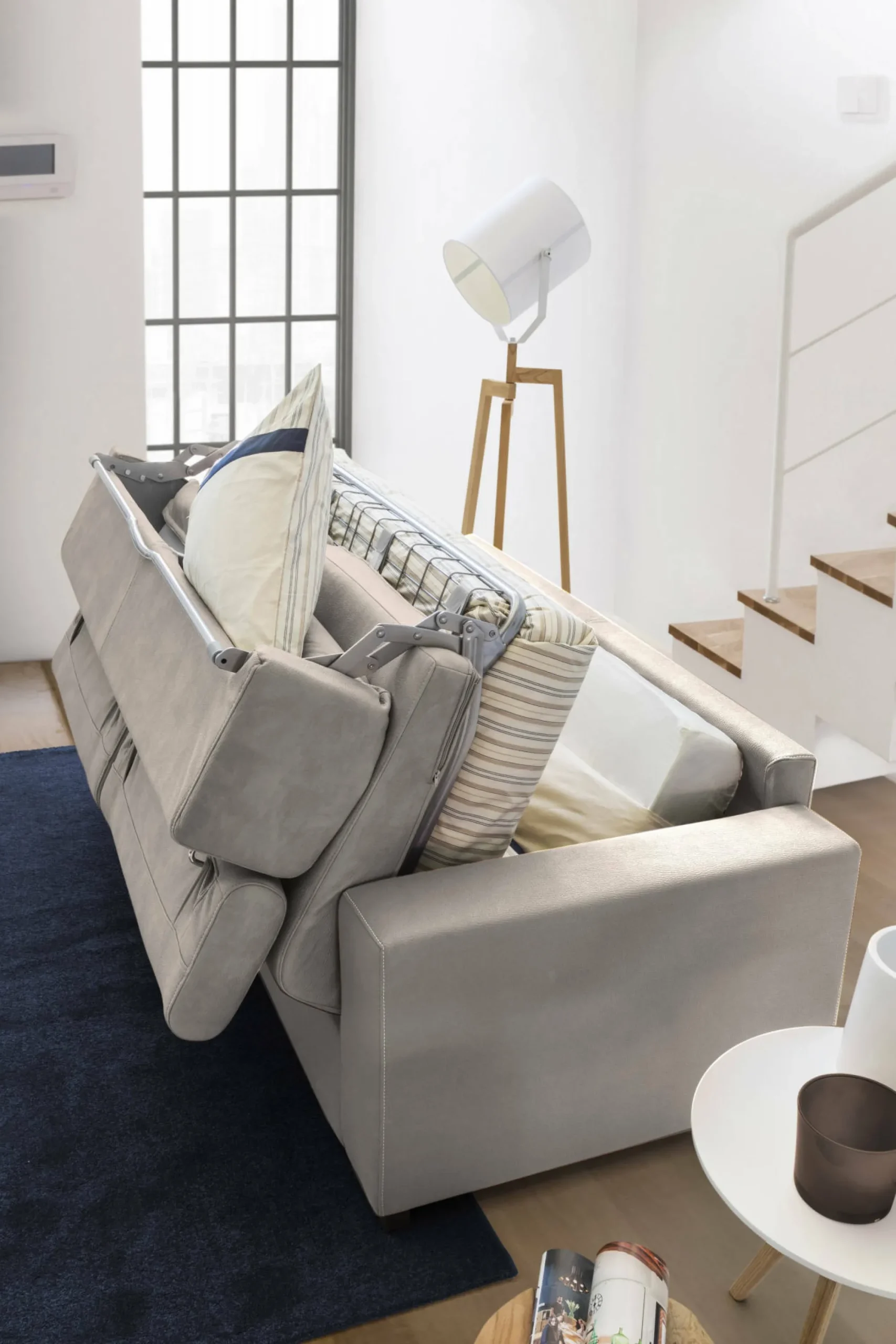 Divano letto 3 posti Action, Cm 220x95h85,<Dmora Best