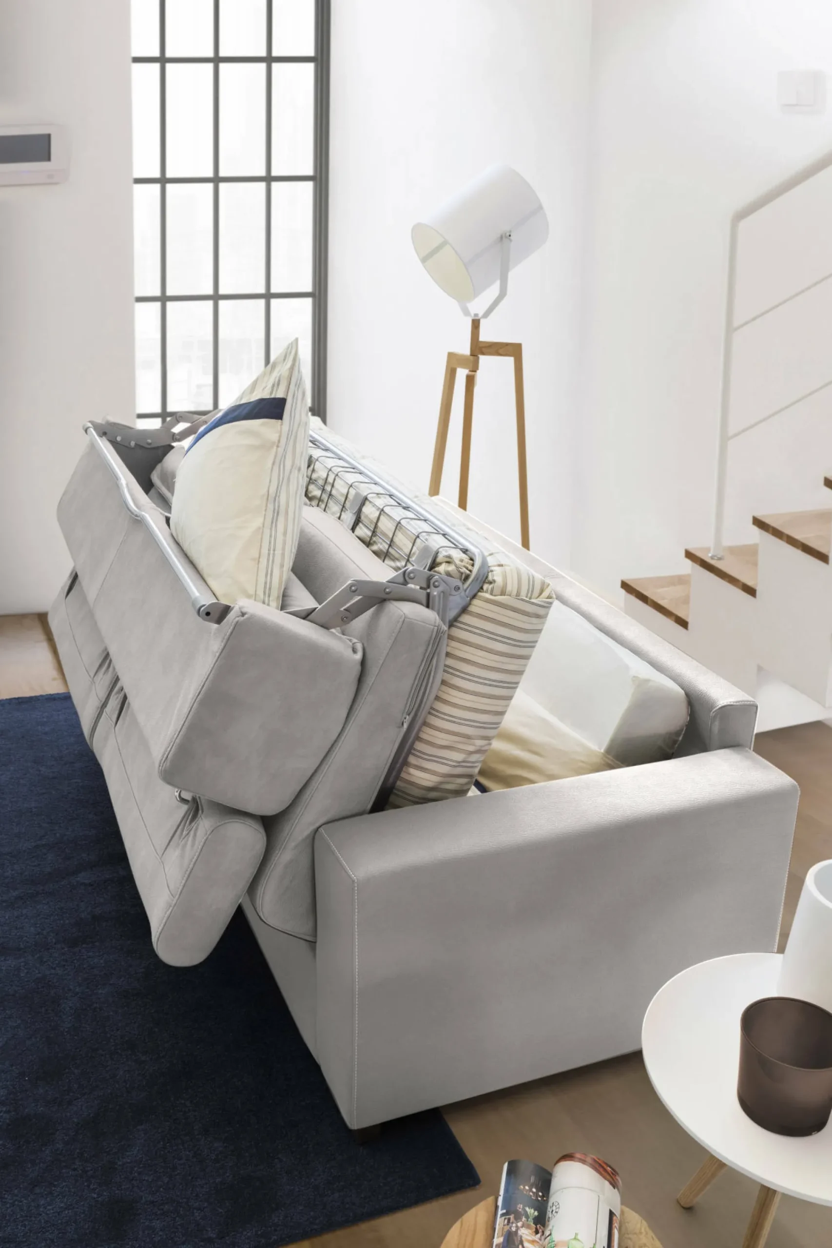 Divano letto 3 posti Action, Cm 220x95h85,<Dmora Cheap