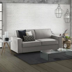 Divano letto 3 posti Adalberto, Cm 200x95h90,<Dmora New