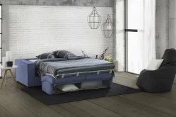 Divano letto 3 posti Adalberto, Cm 200x95h90,<Dmora Online