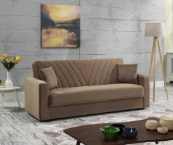 Divano letto 3 posti Adda, 214x81xh89 cm,<Dmora Clearance