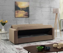 Divano letto 3 posti Adda, 214x81xh89 cm,<Dmora Clearance
