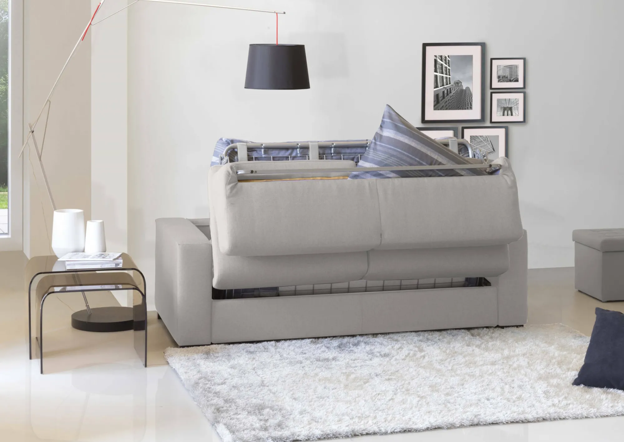 Divano letto 2 posti Akito, Cm 180x95h90,<Dmora Cheap
