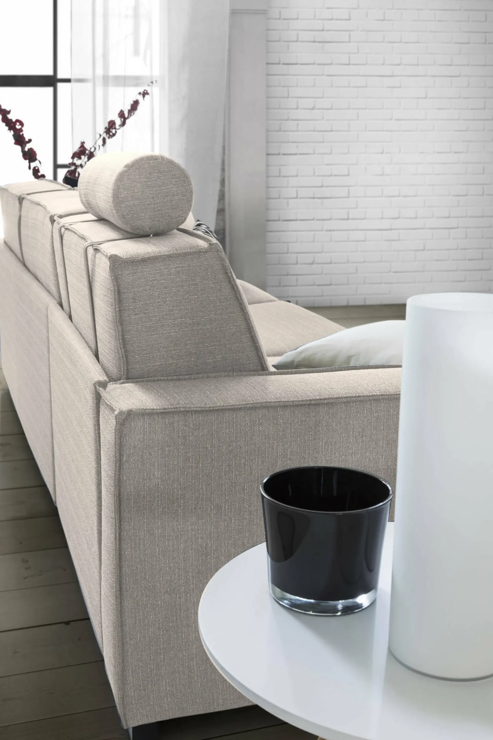 Divano letto 2 posti Alano, Cm 180x95h90,<Dmora New