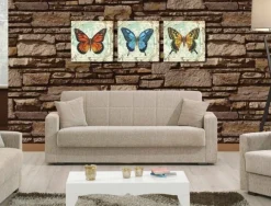 Divano letto 3 posti Ambrogino, 212x80h87 cm,<Dmora Fashion