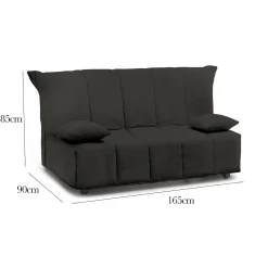 Divano letto 3 posti Antal, Cm 165x90h85,<Dmora Best