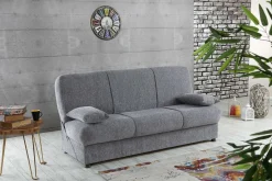 Divano letto 3 posti Arachide, 180x81h90 cm,<Dmora Sale