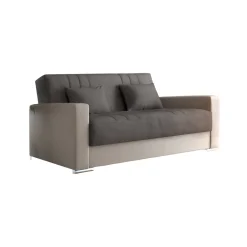 Divano letto 3 posti Arix, 230 x96h101 cm, Beige e Grigio<Dmora Online