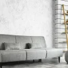 Divano letto 3 posti Aza, 190x70h80 cm,<Dmora Clearance