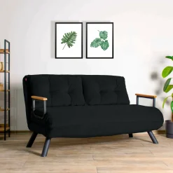 Divano letto 2 posti Calvin 133x78 h78 cm,<Dmora Online