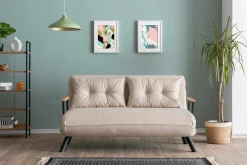 Divano letto 2 posti Calvin 133x78 h78 cm,<Dmora Flash Sale