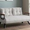 Divano letto 2 posti Calvin 133x78 h78 cm,<Dmora Outlet