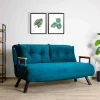 Divano letto 2 posti Calvin 133x78 h78 cm,<Dmora Best