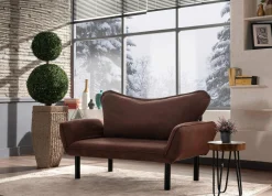 Divano letto 2 posti Dmontervin, 140x65 h70 cm,<Dmora Store