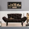 Divano letto 2 posti Dravagliol, 155x70 h85 cm,<Dmora Store