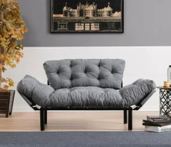 Divano letto 2 posti Guchol, 155x70 h85 cm,<Dmora Outlet