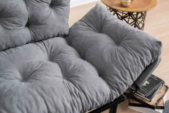Divano letto 2 posti Guchol, 155x70 h85 cm,<Dmora Outlet
