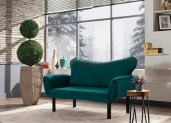 Divano letto 2 posti Hone, 140x65 h70 cm,<Dmora Best