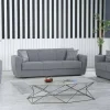 Divano letto 3 posti Nox, 223x84xh80 cm,<Dmora New