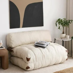 Divano letto 2 posti Surigae, 120x75 h79 cm,<Dmora Shop