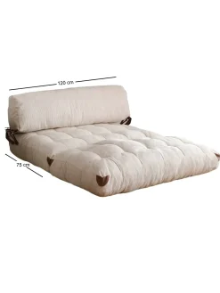 Divano letto 2 posti Surigae, 120x75 h79 cm,<Dmora Hot
