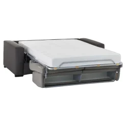Divano letto 3 posti Zinnia, Cm 200x95h90, Grigio e Antracite<Dmora Fashion