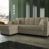 Divano letto con penisola Armadillo, 230x150h81 cm,<Dmora Discount